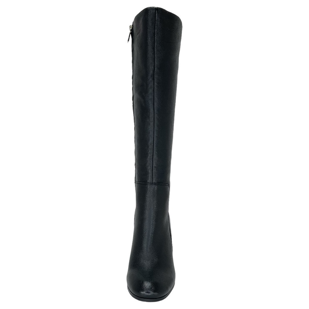 Kenneth Cole New York Justin Black Leather Knee High Womens Boots Size 6.5M - Picture 2 of 16